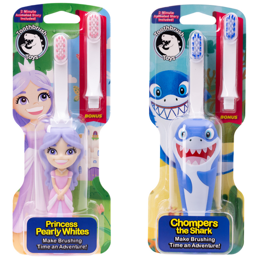 Princess Pearly Whites and Chompers the Shark